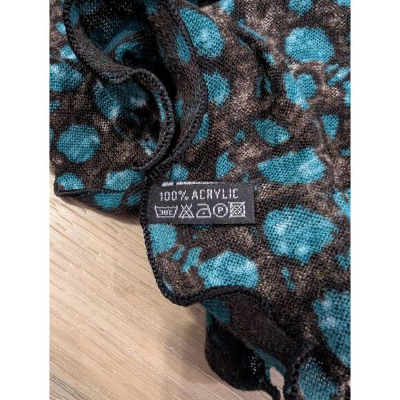 Acrylic Leopard Cheetah Print Scarf! - Picture 4 of 8